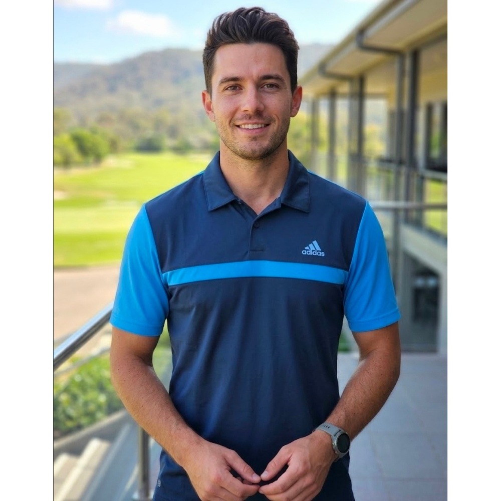 Adidas Mens Novelty Core Polo Shirt Navy Blue Pulse HM8258 Medium New